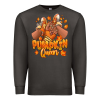 Smoke Pumpkin queen Fall black girl sneakers Premium Sweatshirt - RanaPortraitStore