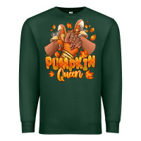 Sports Green Pumpkin queen Fall black girl sneakers Premium Sweatshirt - RanaPortraitStore