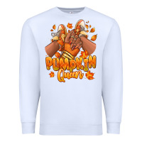 White Pumpkin queen Fall black girl sneakers Premium Sweatshirt - RanaPortraitStore