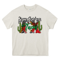Cream merry christmas tx texas Heavy Core Tee - Jasminsmagicworld