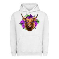 Pigment Lunar Rock halloween highland cow Urban Hoodie - Jasminsmagicworld