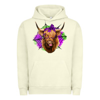 Pigment Pistachio halloween highland cow Urban Hoodie - Jasminsmagicworld