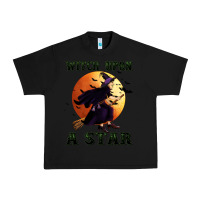 Black witch upon a star Urban Heavy Tee - BundleAndBundleShop