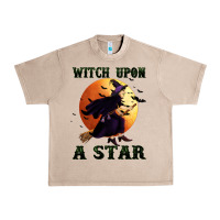 French Oak witch upon a star Urban Heavy Tee - BundleAndBundleShop