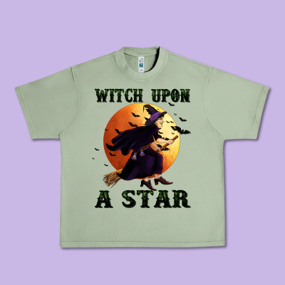 Witch Upon A Star Urban Heavy Tee Designed By Bundleandbundleshop