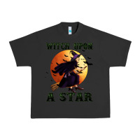 Pigment Black witch upon a star Urban Heavy Tee - BundleAndBundleShop