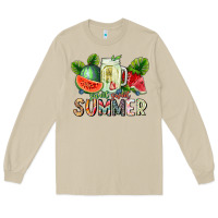 Mushroom summer Long Sleeve Tee - CowhideDigitalArt