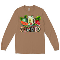 Toasted Coconut summer Long Sleeve Tee - CowhideDigitalArt