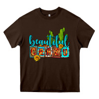 Chocolate Brown beautiful crazy olivia Heavy Core Tee - OliviaCreatesArt