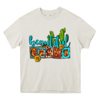 Cream beautiful crazy olivia Heavy Core Tee - OliviaCreatesArt