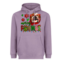 Lavender merry pawmas christmas bulldog Heavyweight Hoodie - Jasminsmagicworld