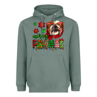 Sage merry pawmas christmas bulldog Heavyweight Hoodie - Jasminsmagicworld