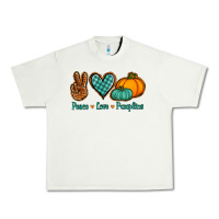 Pistachio peace love pumpkins Urban Heavy Tee - Jasminsmagicworld