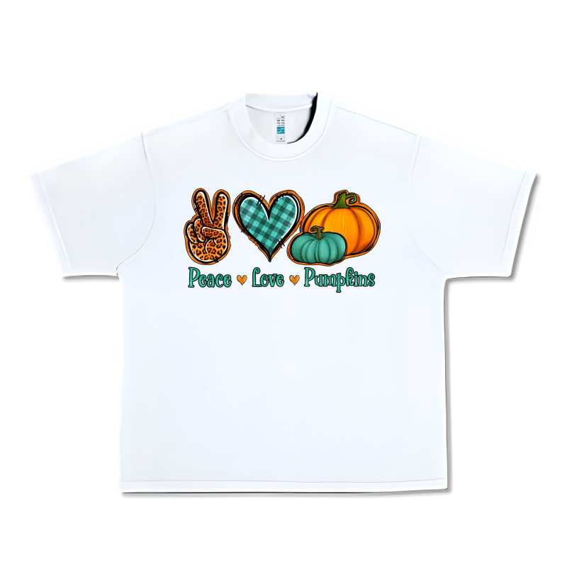 Peace Love Pumpkins Urban Heavy Tee by Jasminsmagicworld | Teevron