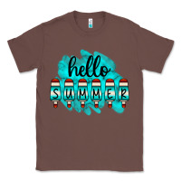 Chestnut Hello Summer Serape Turquoise Classic Tee - CowCowDesign