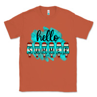 Copper Hello Summer Serape Turquoise Classic Tee - CowCowDesign