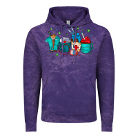 Cloud Purple nurse drink coffee Vintage Hoodie - CowhideDigitalArt