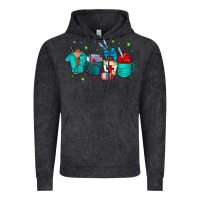 Vintage Black nurse drink coffee Vintage Hoodie - CowhideDigitalArt