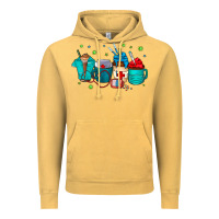 Vintage Mustard nurse drink coffee Vintage Hoodie - CowhideDigitalArt