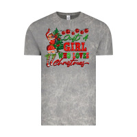 Cloud Rock Just A Girl Who Loves Christmas Vintage Tee - FaDigitalArtStudio