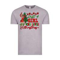 Vintage Zinc Just A Girl Who Loves Christmas Vintage Tee - FaDigitalArtStudio