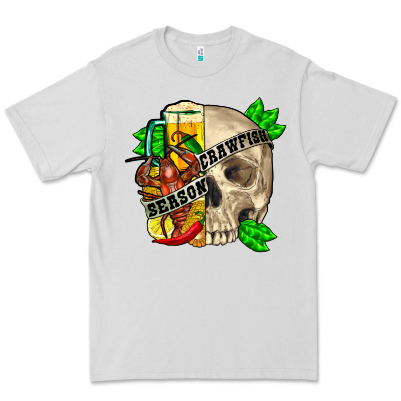 Skull Crawfish Season Premium Tee by FaDigitalArtStudio | Teevron