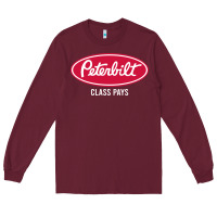 Burgundy peterbilt class pays, peterbilt class pays art, peterbilt class pays w Long Sleeve Tee - baoMotion