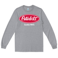 Heather Grey peterbilt class pays, peterbilt class pays art, peterbilt class pays w Long Sleeve Tee - baoMotion
