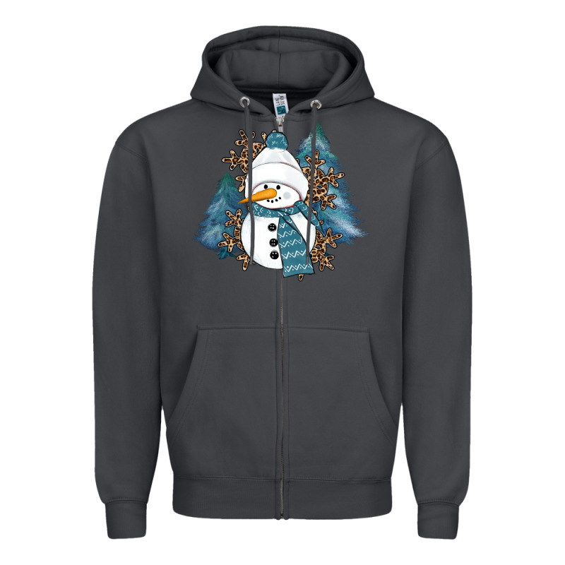 Snowman Winter Zipper Hoodie by RanaPortraitStore | Teevron