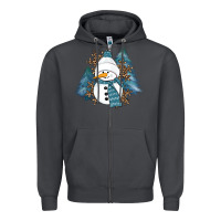 Smoke Snowman Winter Zipper Hoodie - RanaPortraitStore