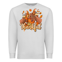 Dove Grey Thankful black girl sneakers Premium Sweatshirt - RanaPortraitStore