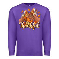 Purple Thankful black girl sneakers Premium Sweatshirt - RanaPortraitStore
