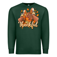 Sports Green Thankful black girl sneakers Premium Sweatshirt - RanaPortraitStore