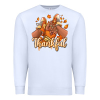 White Thankful black girl sneakers Premium Sweatshirt - RanaPortraitStore