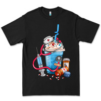 Black Nurse frappe coffee Premium Tee - FaDigitalArtStudio