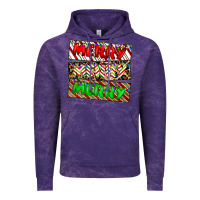 Cloud Purple merry merry merry Vintage Hoodie - CowhideDigitalArt