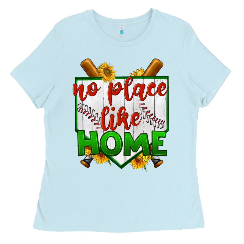 No Place Like Home Baseball Ladies Tee by BundleAndBundleShop | Teevron
