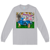 Moon Dust happy easter truck Long Sleeve Tee - CowhideDigitalArt