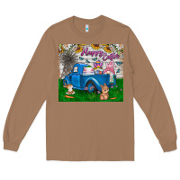 Toasted Coconut happy easter truck Long Sleeve Tee - CowhideDigitalArt
