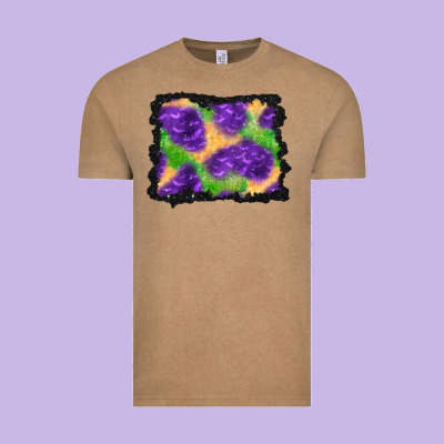 Halloween Spooky Bat Background Vintage Tee Designed By Bundleandbundleshop