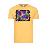 Vintage Mustard halloween spooky bat background Vintage Tee - BundleAndBundleShop