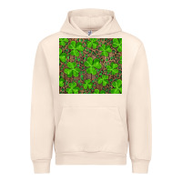 Sandshell shamrock and leopard Urban Hoodie - RanaPortraitStore