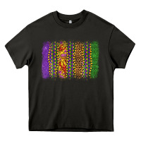 Asphalt mardi gras brushstroke Heavy Core Tee - OliviaCreatesArt
