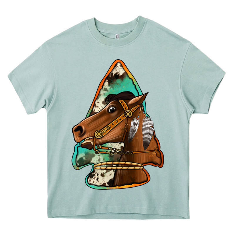 Horse Arrowhead Heavy Core Tee by Jasminsmagicworld | Teevron