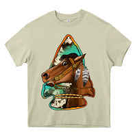 Mossy horse arrowhead Heavy Core Tee - Jasminsmagicworld