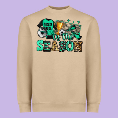 Tis The Season Soccer Heavyweight Sweatshirt Designed By Jasminsmagicworld