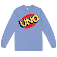 Colony Blue UNO Card Game Long Sleeve Tee - baoMotion
