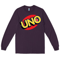 Plum UNO Card Game Long Sleeve Tee - baoMotion