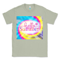 Matcha Hello Summer Tie Dye Tumbler Classic Tee - CowCowDesign