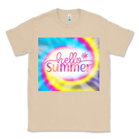 Mushroom Hello Summer Tie Dye Tumbler Classic Tee - CowCowDesign